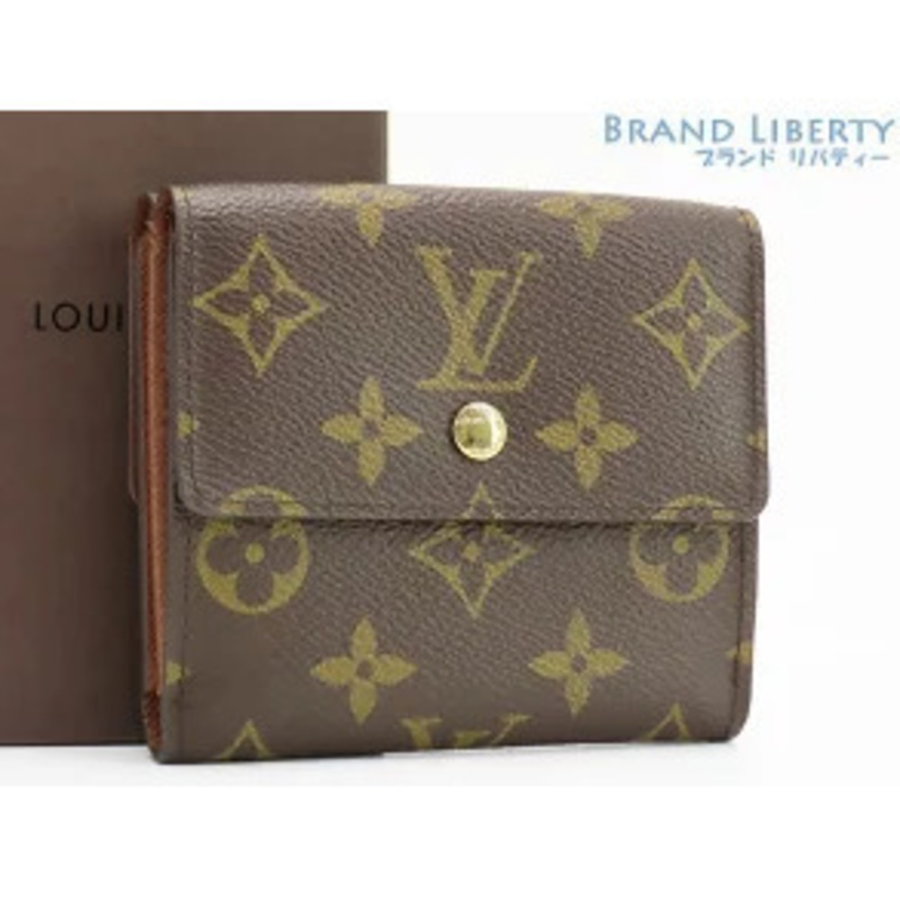 Louis Vuitton Monogram Portemonnaie Billet Carte Credit Double Snap Wallet